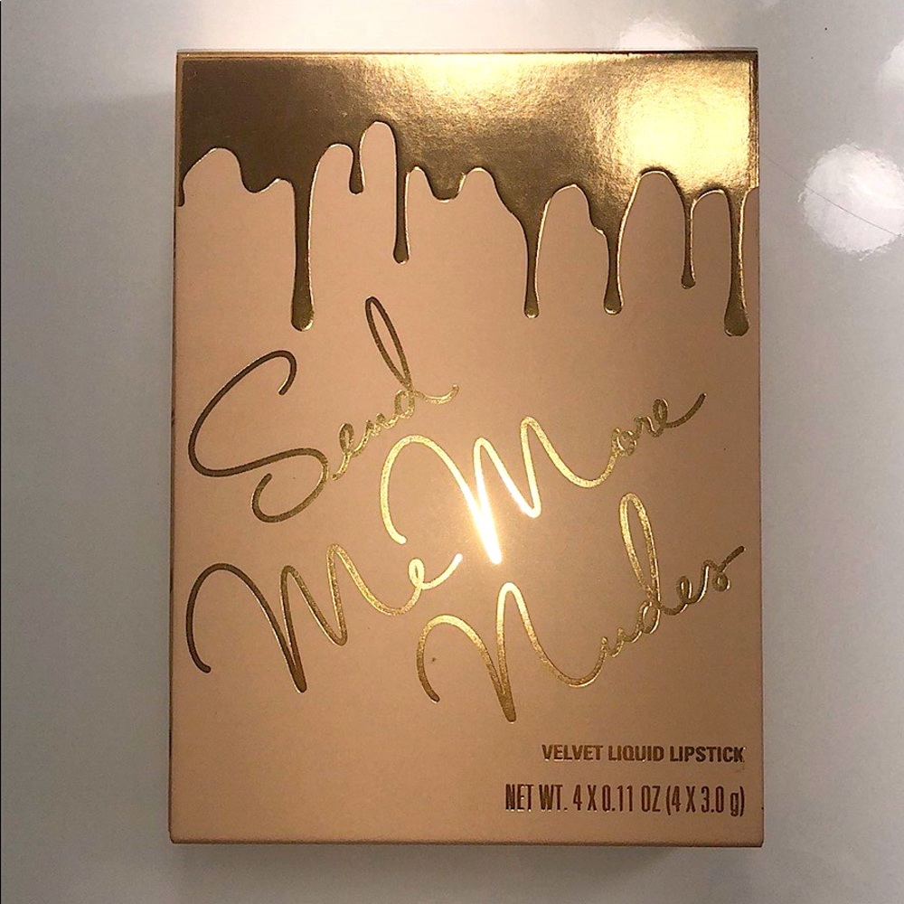 Kylie Cosmetic send me more nudes velvet lipstick